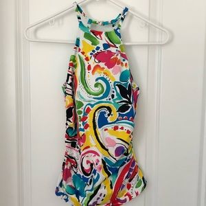 Anne Cole High Neck tankini top